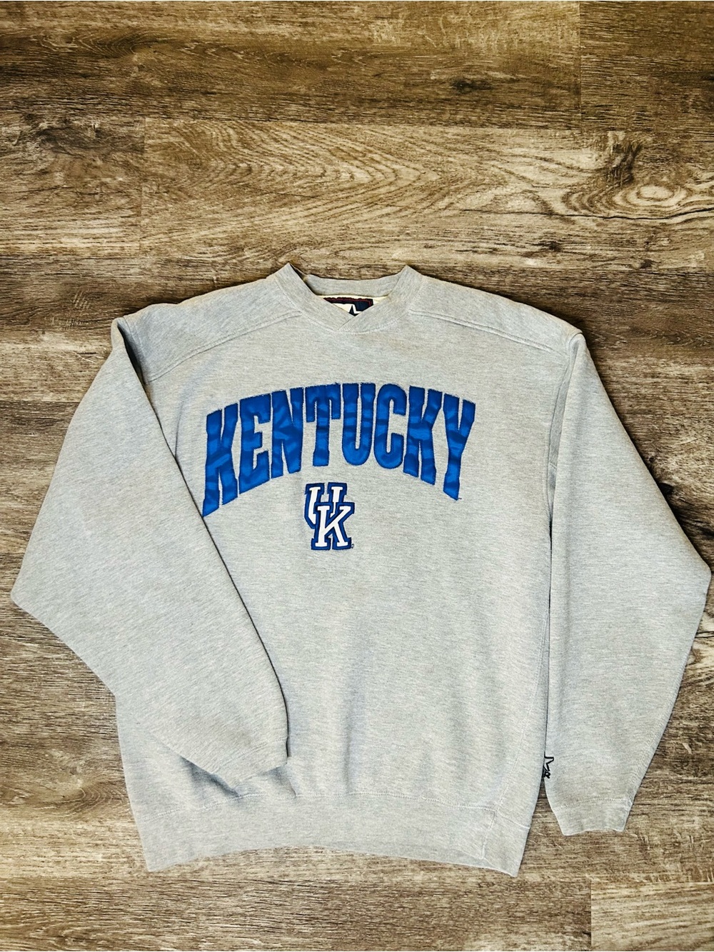 Vintage Starter Kentucky Wildcats UK Crewneck Sweatshirt Gray Size Medium NCAA